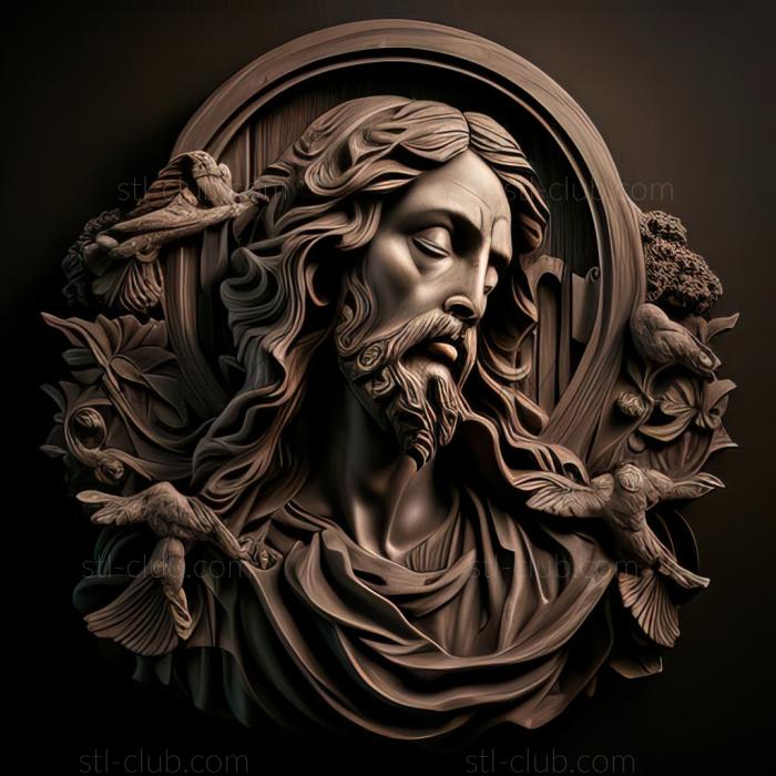 3D model st jesus (STL)